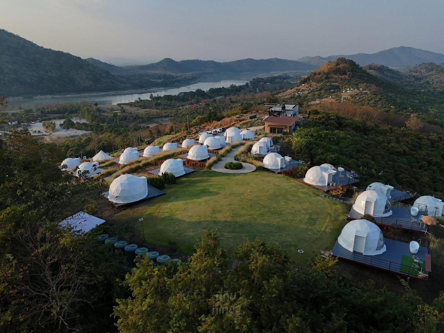 สกายเบย์ เชียงคาน Hotel Pha Baen Bagian luar foto