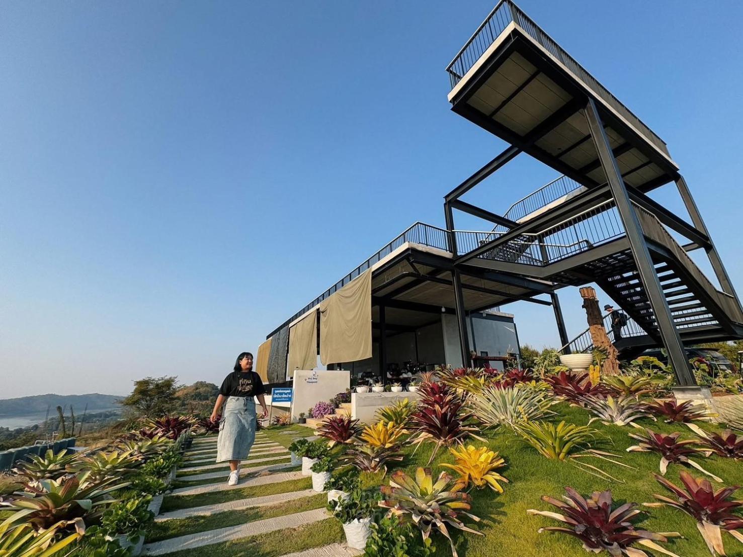 สกายเบย์ เชียงคาน Hotel Pha Baen Bagian luar foto